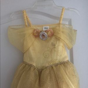 Authentic Disney Girls Belle Costume/shoes/crown